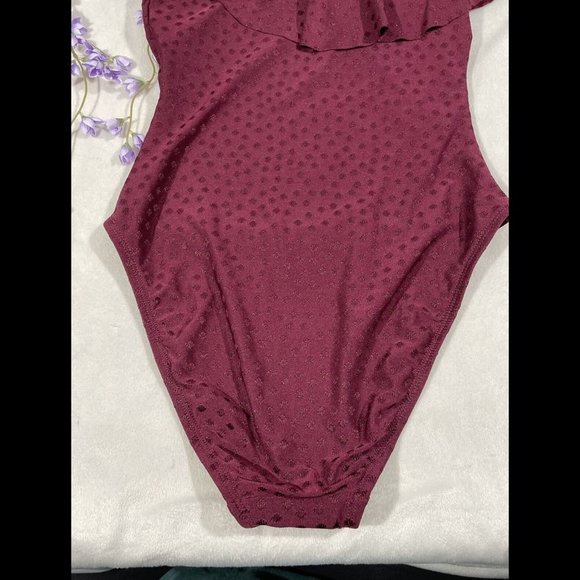 NEW! $158 Robin Piconne Julianna One-Shoulder One-Piece‎ Swimsuit [ SZ 8 ] #3938 - Picture 11 of 12